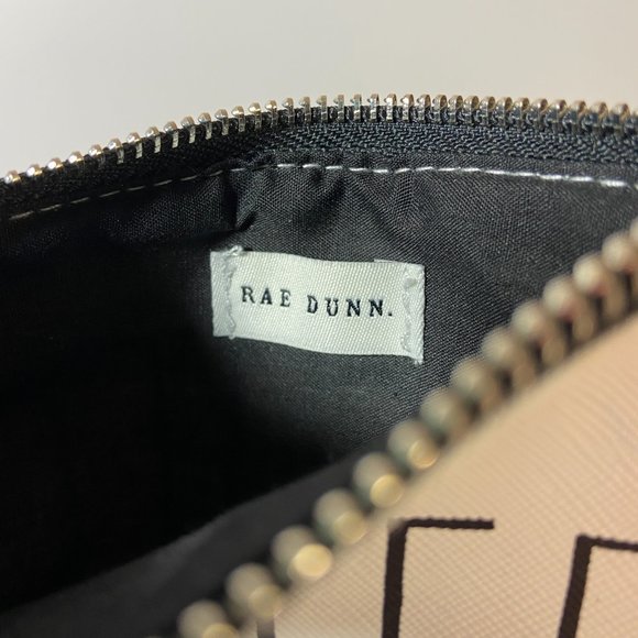 Rae Dunn Zipper Pouch STUFF. - Picture 2 of 6